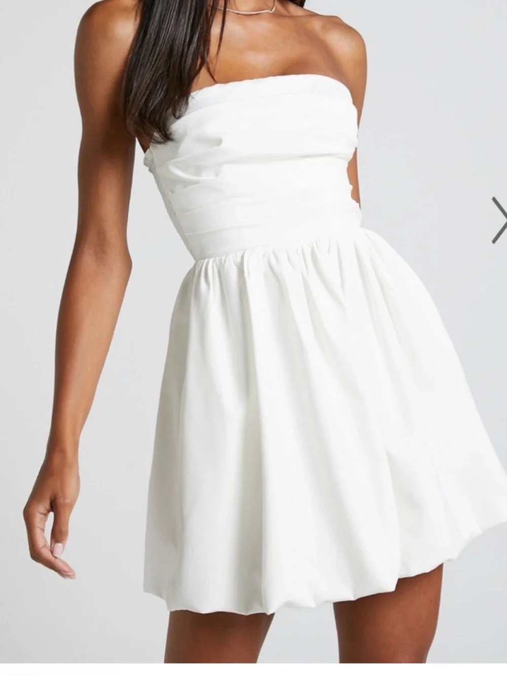 NWT Showpo Flaw Shaima Mini Strapless Dress size 8 - Picture 1 of 7